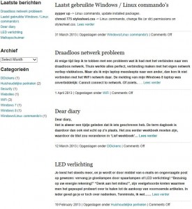 Oude hompage dead-eye.nl